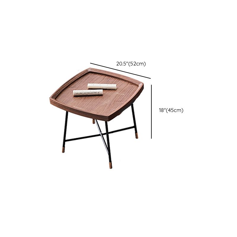 Contemporary Coffee Table Wooden Brown Coffee Cocktail Table