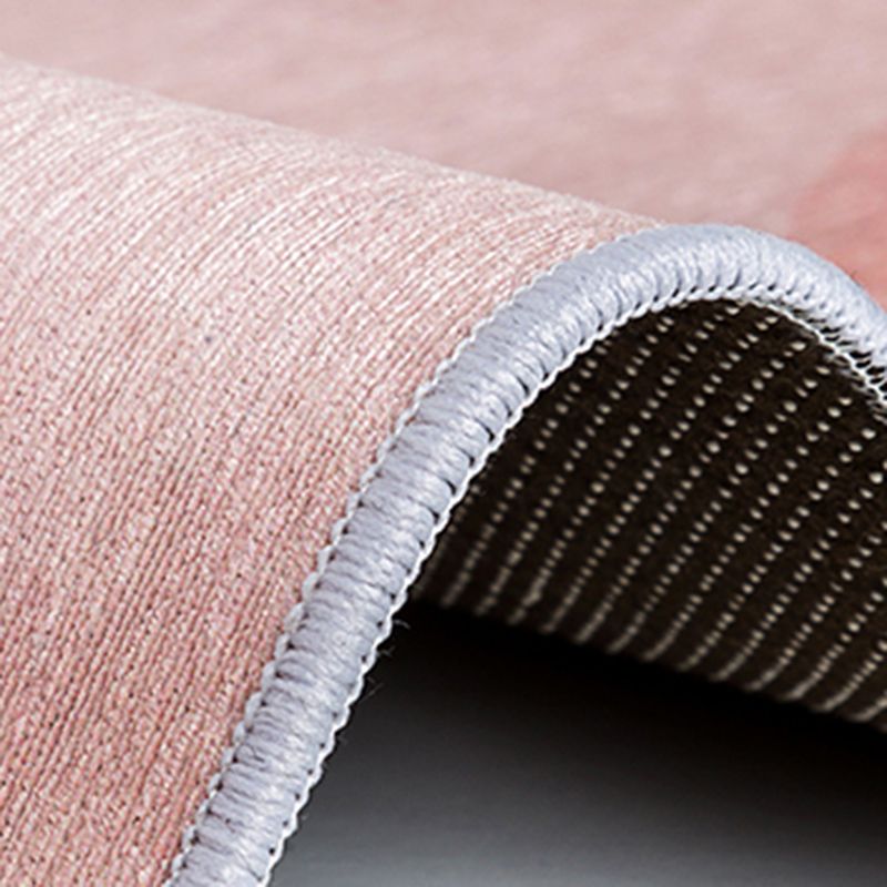 Farblich gemischter einfacher Teppich aus Polyester mit abstraktem Druck, rutschfester Teppich für die Inneneinrichtung
