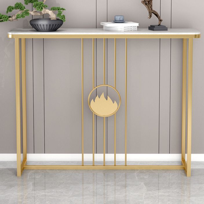 Contemporary Console Accent Table Antique Finish Rectangle Sofa Console Table