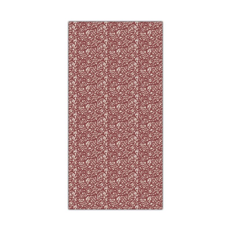 Brown Modern Rug Blended Contrast Color Area Rug Stain Resistant Rug for Living Room