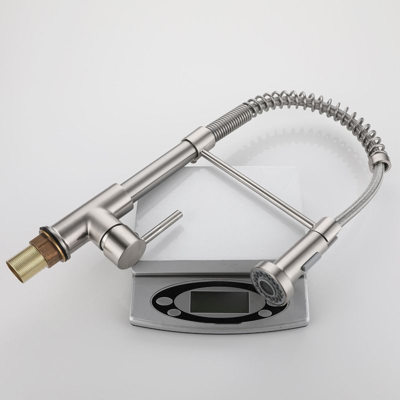 Modern Farmhouse Kitchen Faucet Pull down Single Handle 304 Stainless Steel Faucet