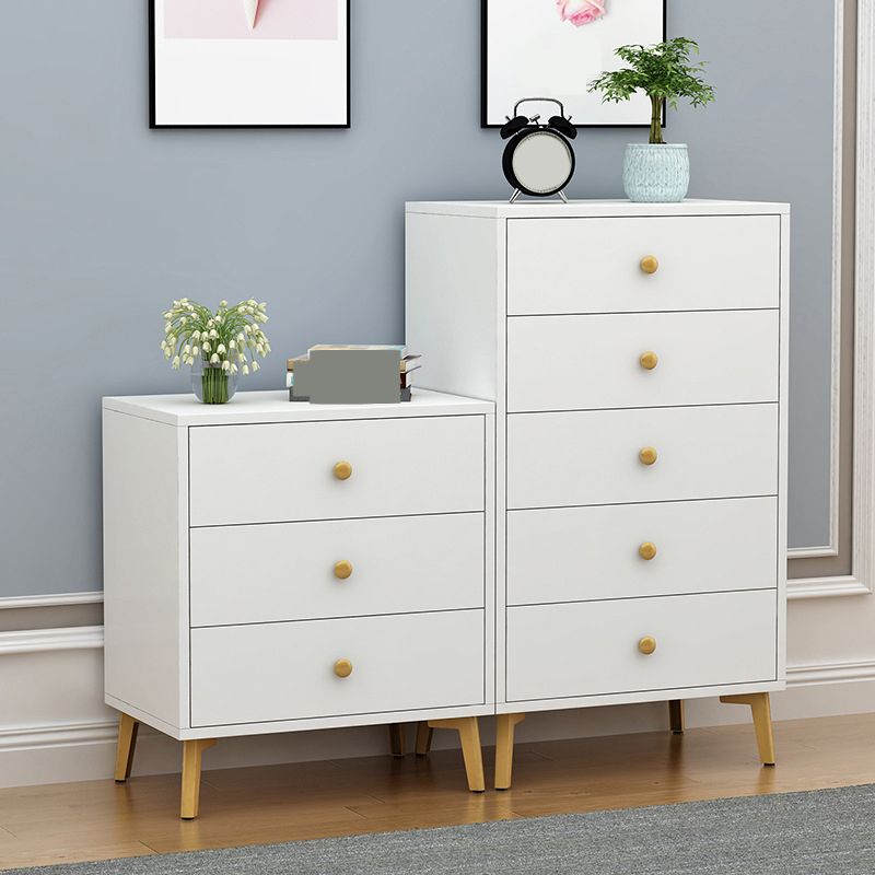 Classic Glam Storage Chest Manufactured Wood Dresser with Multi Drawers