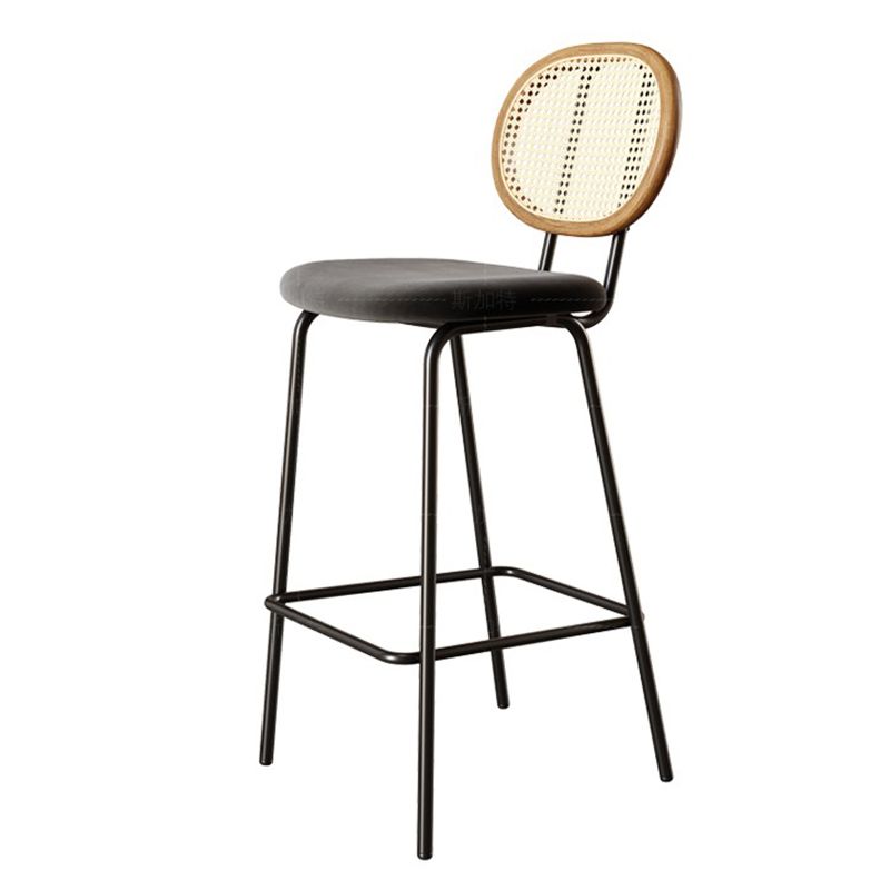 Modern Style Oval Bar Table 1/2/5 Pieces Wood Bar Table Set for Kitchen