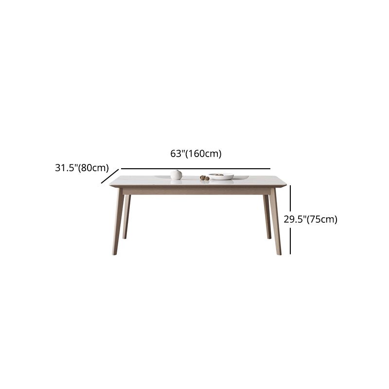 Modern Style 1/2/5/7 Pieces Dinette Set Solid Wood Dining Table and Chairs