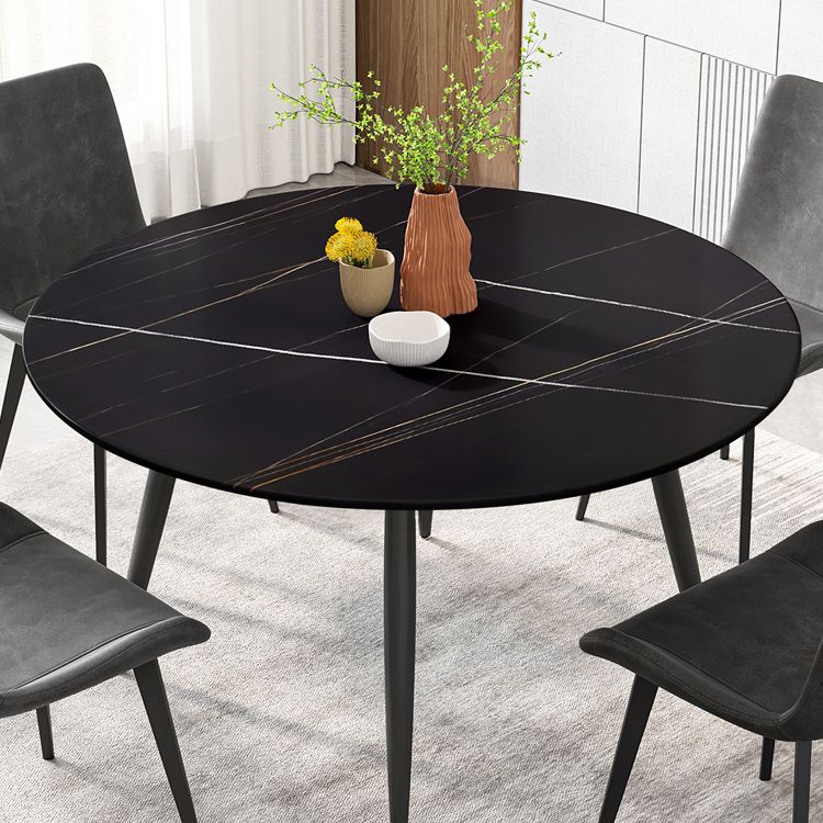 Modern Restaurant Table and Chair Set 1/4/5/7 Pieces Round Dining Table Set