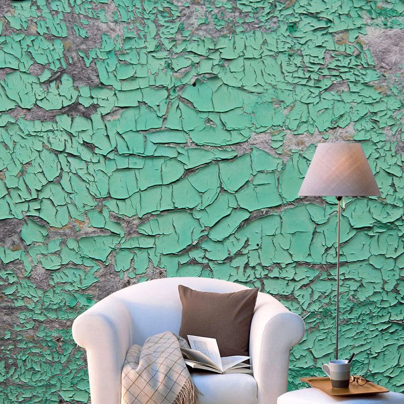 Wood Texture Wall Mural Industrial Style Wall Covering for Sitting Room Decor