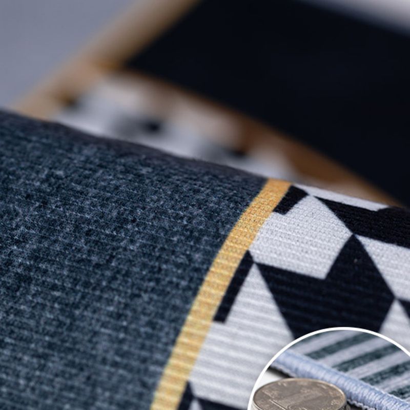 Grün moderner Teppichpolyesterblätter Teppich Fleckenfestem Teppich für den Salon