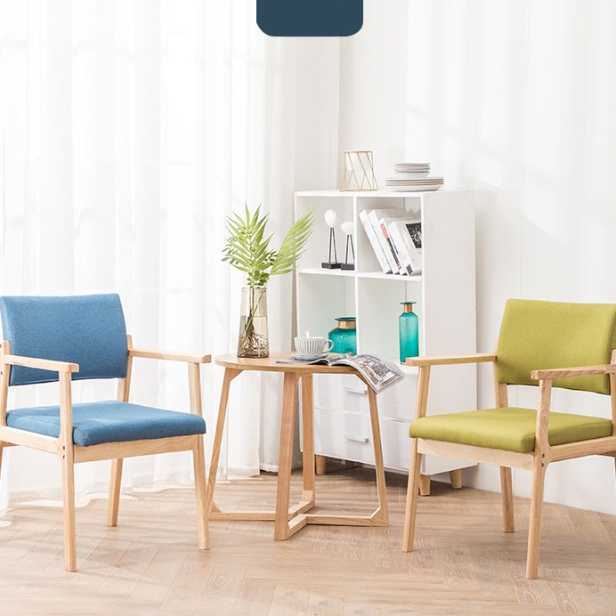Sedia a braccio posteriore a base di balcone moderno finitura opaca tappezzeria