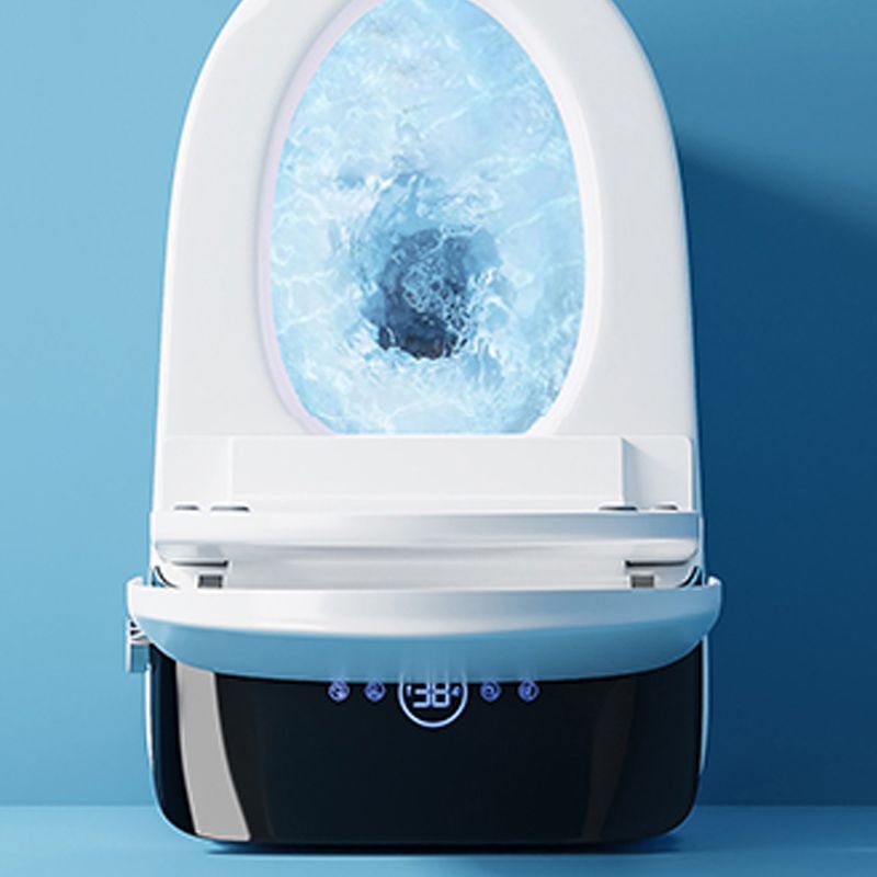 Modern 1-Piece Toilet Bowl Floor Mounted Urine Toilet with Concealed Tank for Bathroom