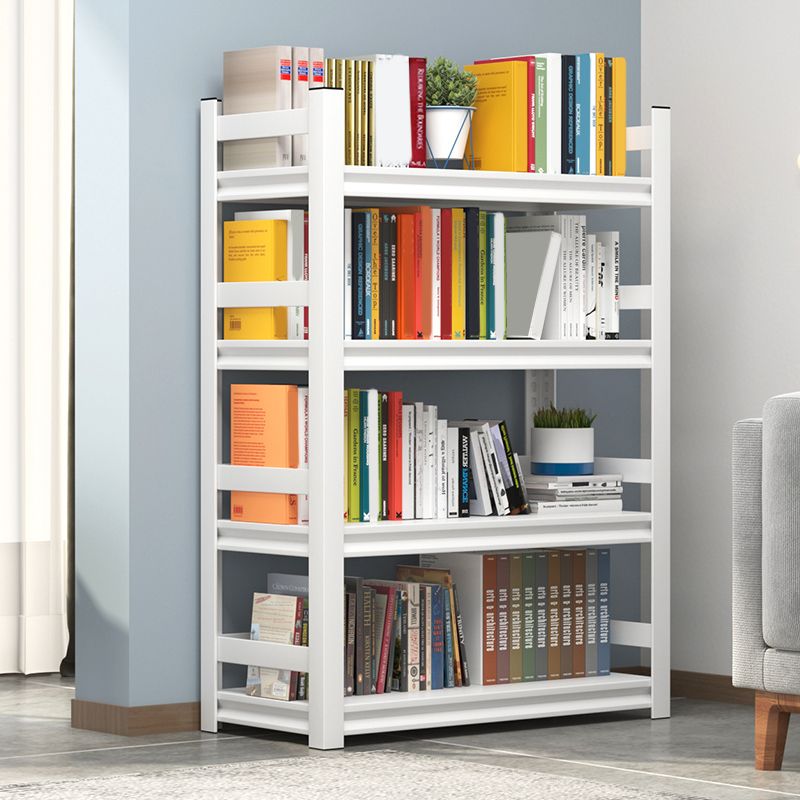 Etagere Bookshelf 15.7" H X 72" W Modern Metal Open Bookcase