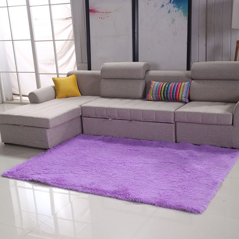 Eenvoudige eenvoudig tapijt Multicolor kunstmatige wol Tapijt Anti-slip huisdiervriendelijk vloerkleed voor de woonkamer