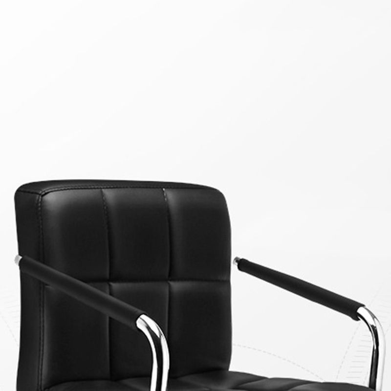 Contemporary Leather Counter Height Stools Adjustable Height Bar Stool