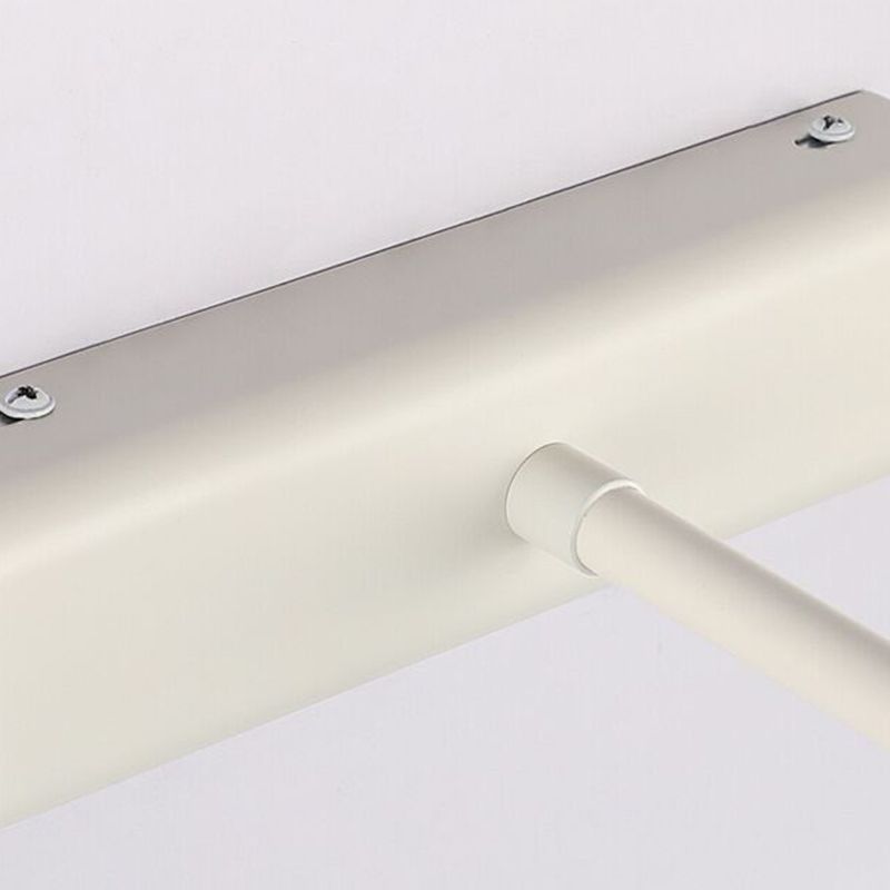 Linear Shape Metal Wall Sconce Modern 1 Light Swing Arm Mirror Wall Mounted Light