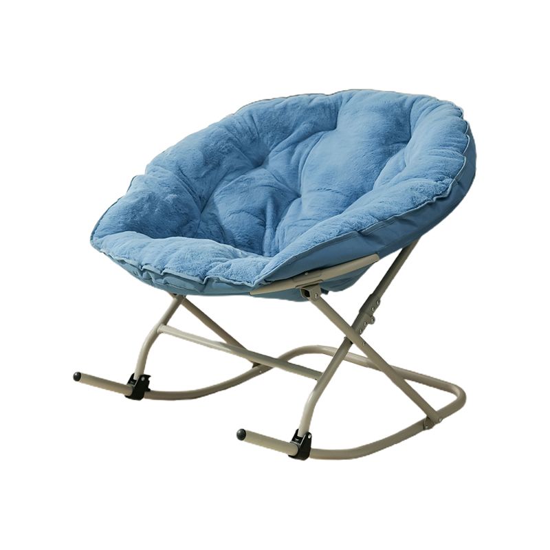 Contemporary Indoor Rocking Chair Nursery Rocking Chair for Living Room with Ottoman