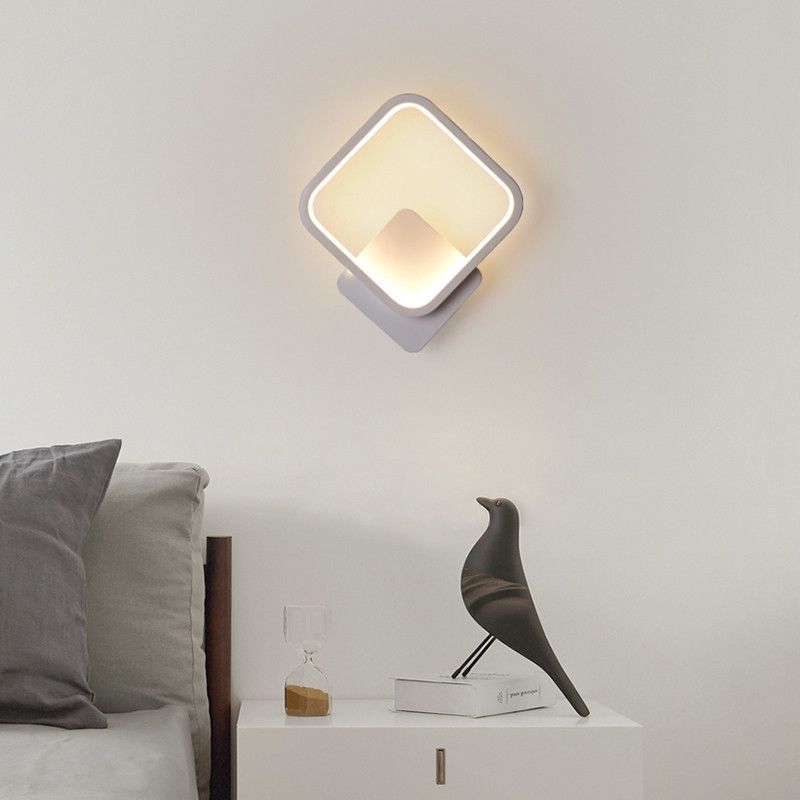 1-licht SCONCE LICT BEWERST MODERNE MINIMalist Style Plastic Sencces