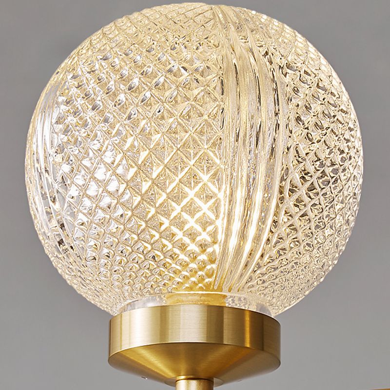 Black/Golden Kitchen Island Lighting Glass Ceiling Light for Living Room