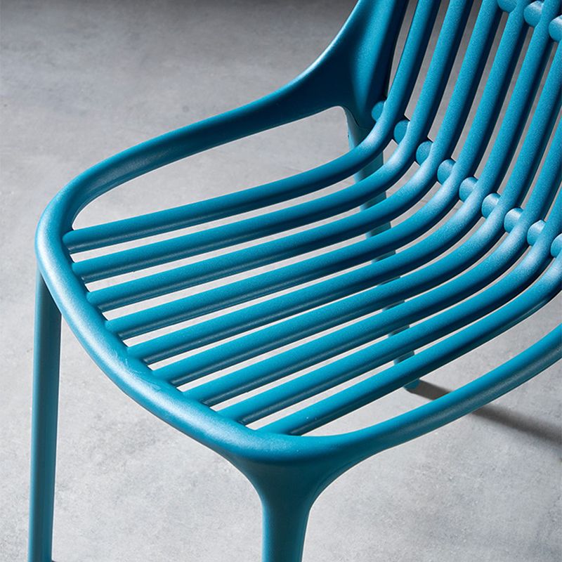 Modern Indoor-Outdoor Chair Plastic Stacking Outdoors Dining Chairs