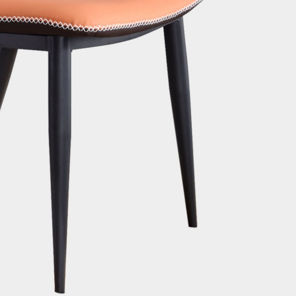 Modern Dining Chairs Faux Leather Side Chairs without Armrest for Dining Room