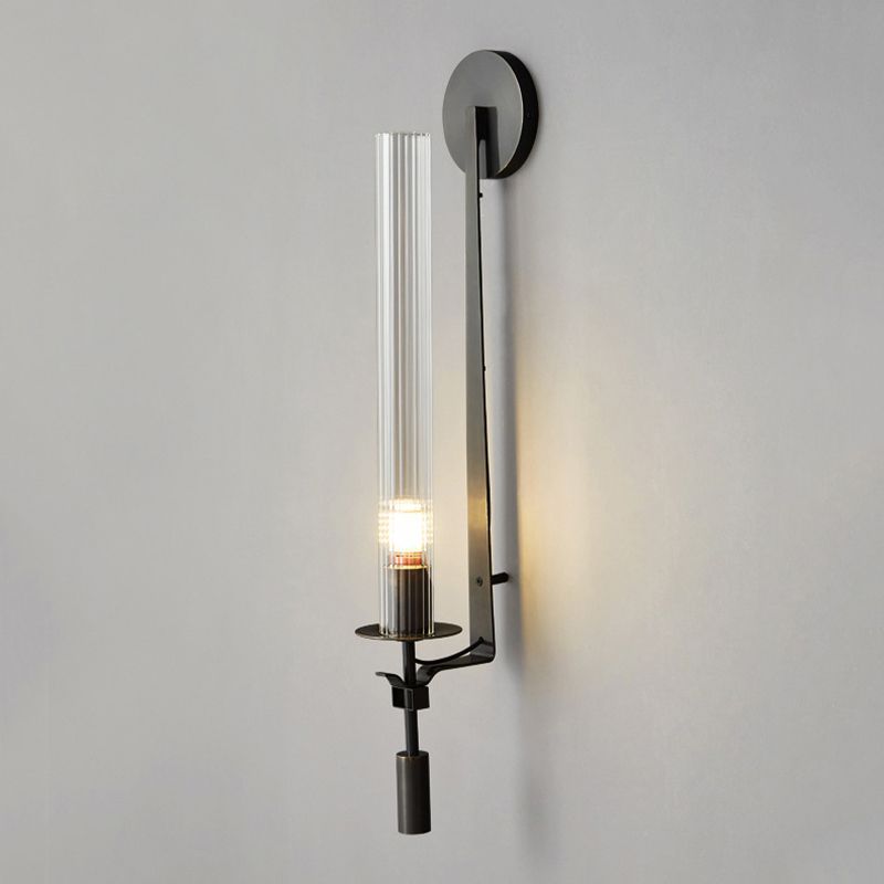Industrial Wall Light Glass Shade Wall Light Sconce for Living Room