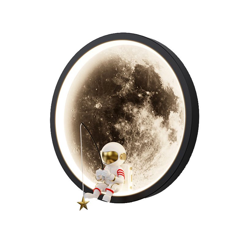 Children LED Wall Mount Light 1-Light Wall Light with Acrylic Shade for Kid's Room