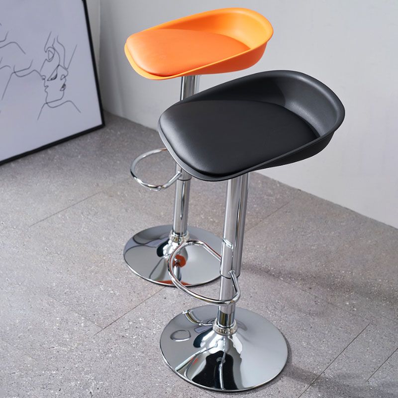 Living Room Counter Stool Armless Bar Stools with Metal Legs