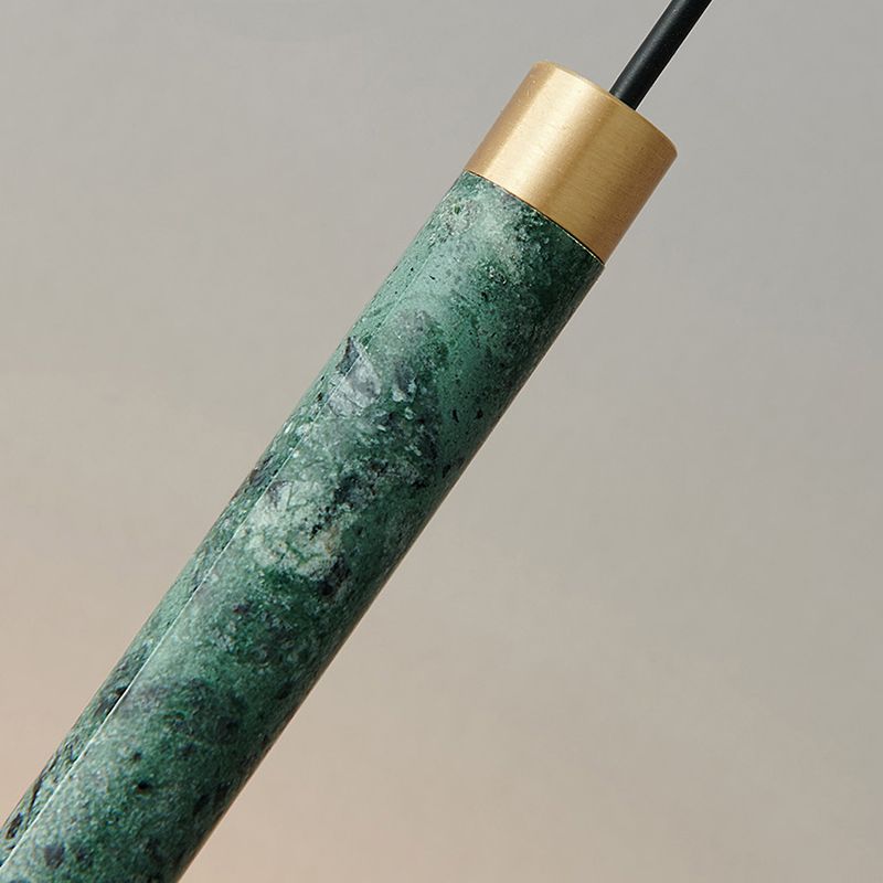 Eigentijdse hangende hanglamp lineaire vorm marmeren hanger voor woonkamer slaapkamer