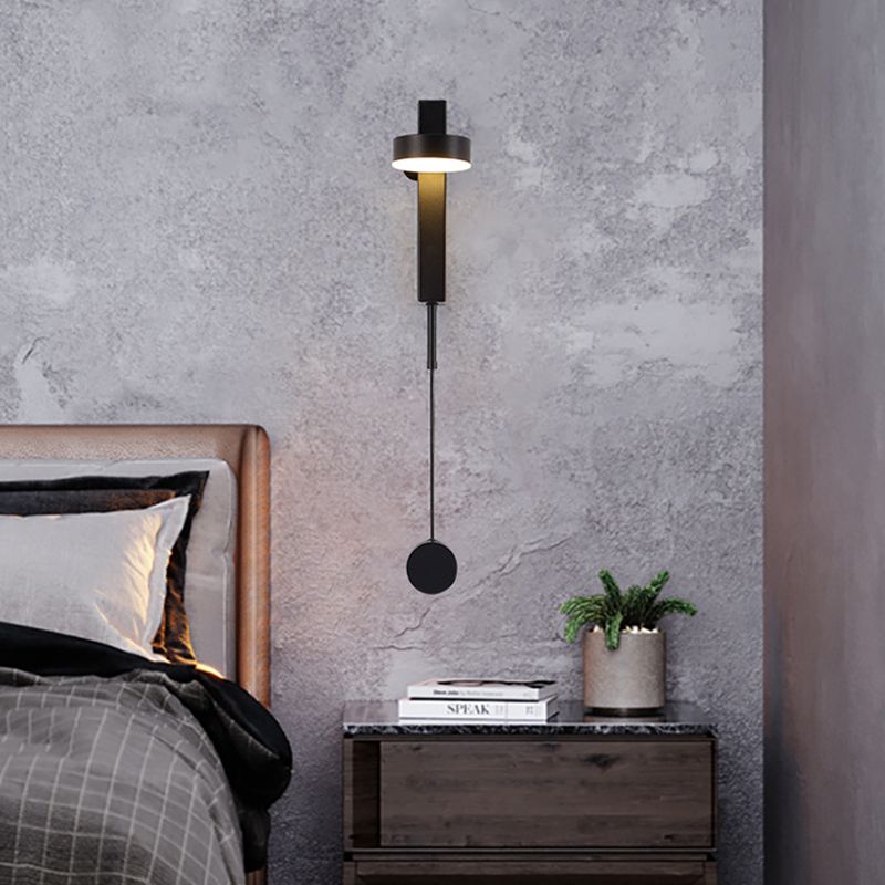 Modern Metal Rotatable Wall Light Geometric 8.5" High LED Wall Sconce for Living Room