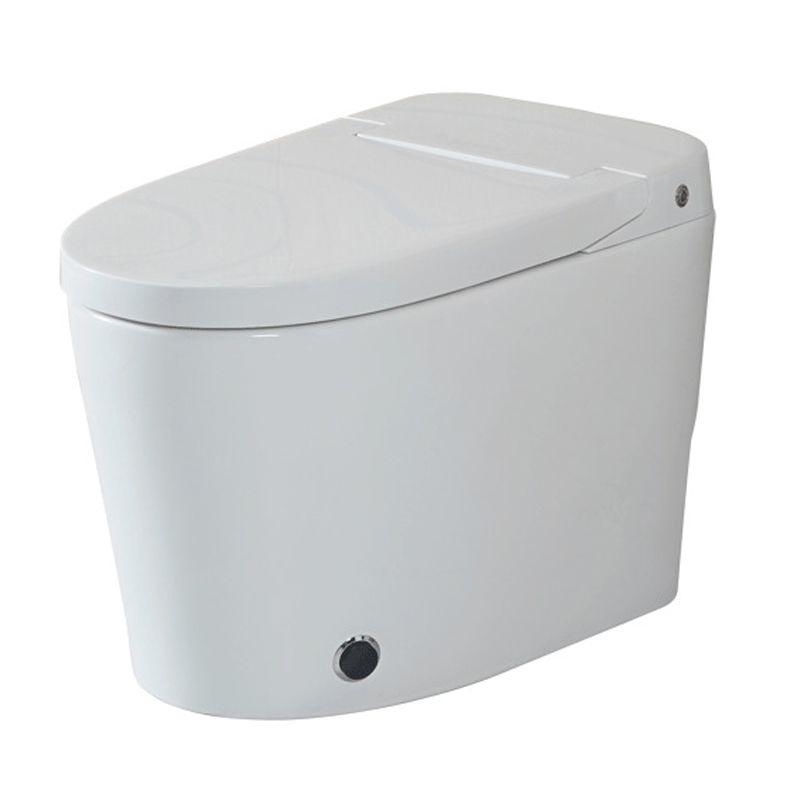 Siphon Jet Elongated Toilet Bowl Modern Flush Toilet With Seat for Bathroom