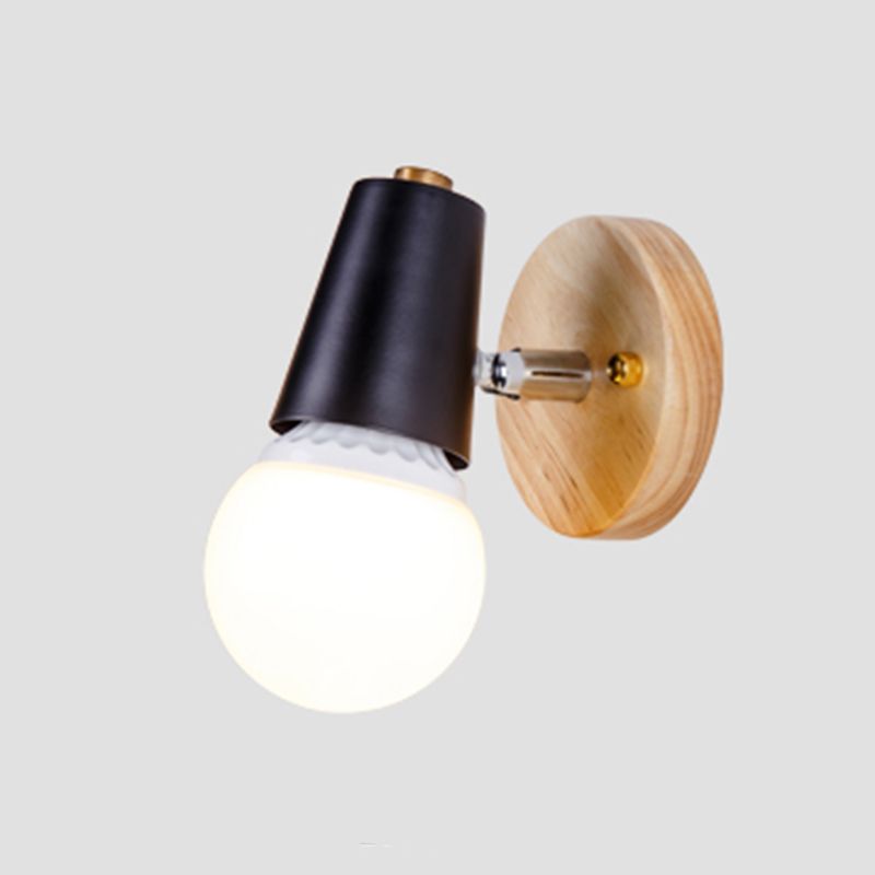 Accesorios de iluminación de pared geométrica de estilo de metal de estilo moderno 1 lámparas de pared de luz