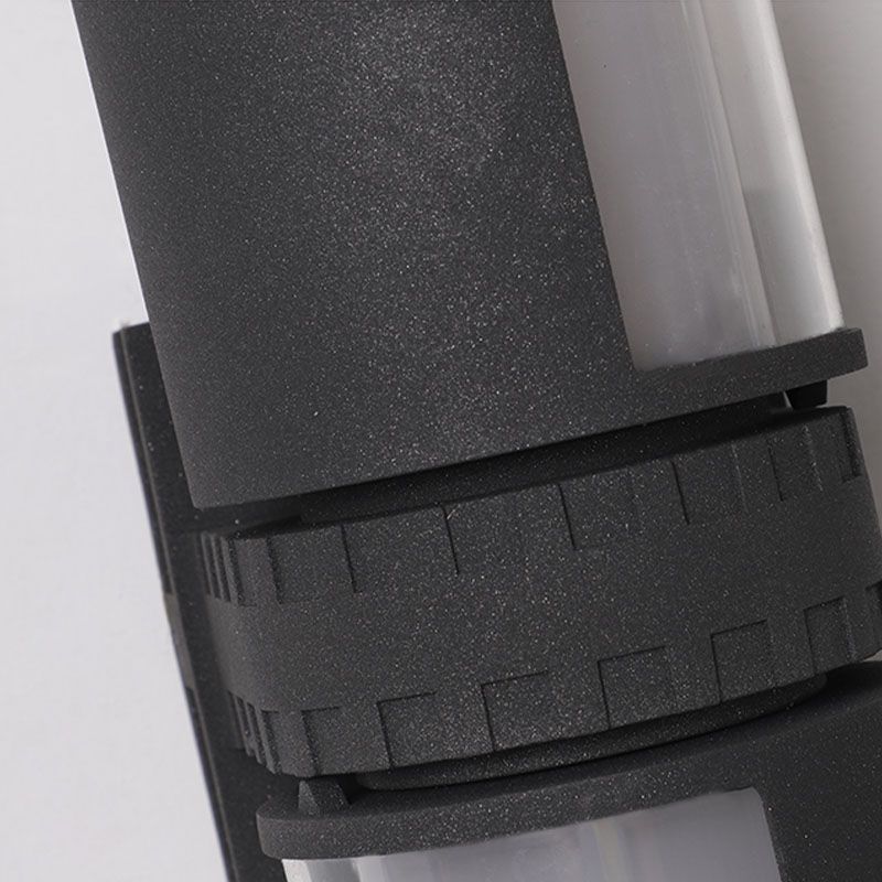 Moderna lampada da monte del cilindro per illuminazione da parete in alluminio per giardino