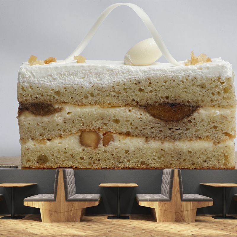 Different Flavors of Cakes Modern Stain Resistant Wall Decor for Cake Shop