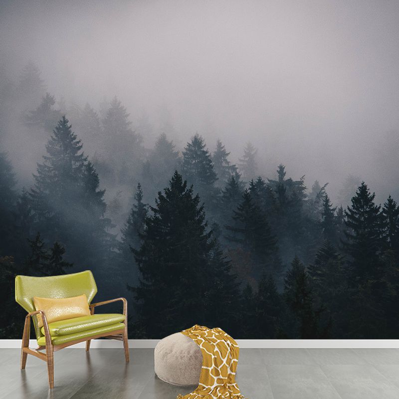 Washable Photography Mural Wallpaper Woods Landscape Indoor Wall Mural
