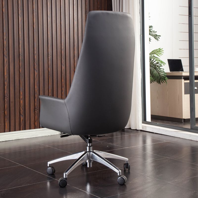 Contemporary Managers Chair Tilt Mechanism Swivel with Wheels Ergonomic Executive Chair