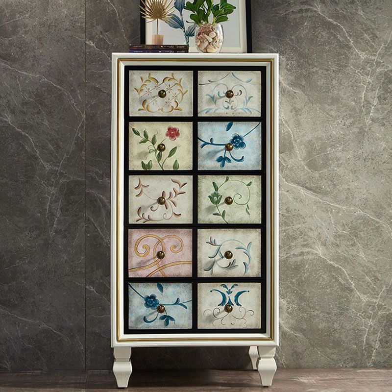 15.99/17.55 Inch W Traditional Storage Chest Dresser Solid Wood Dresser