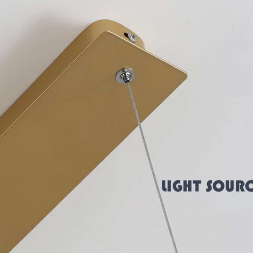 Loop-förmige Acryl 3-Licht-Anhänger Minimalismus LED Hängende Beleuchtung für Esszimmer