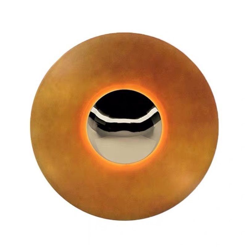 Circular Wall Light Sconces Nordic Minimalist Style Metal Sconces