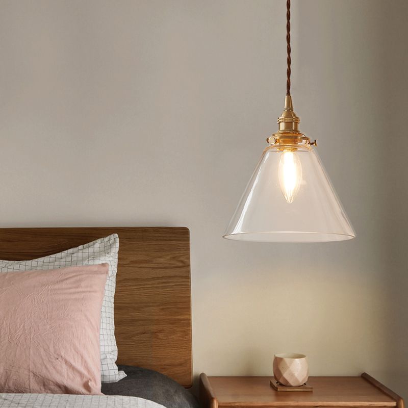 Glass de style moderne suspension d'éclairage de pendentif créatif