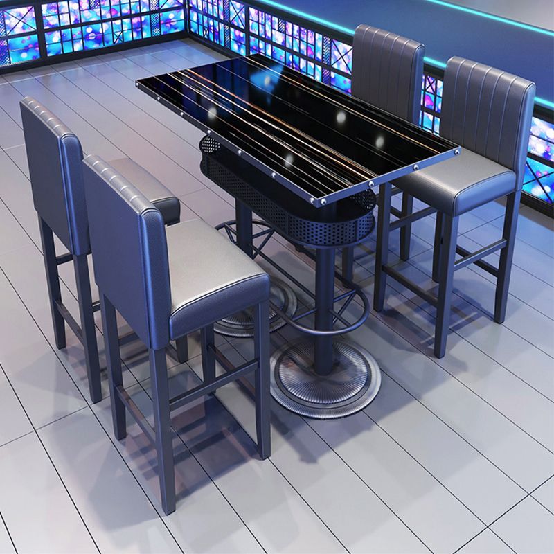 Industrial Bar Dining Table Cafe And Breakroom Bar Wine Table