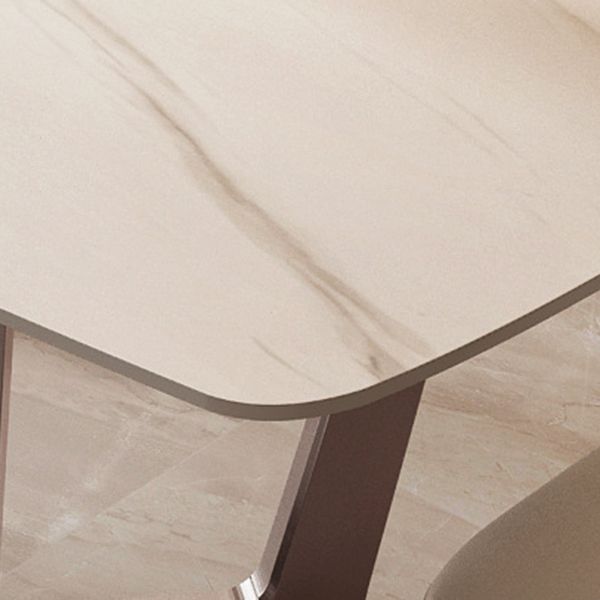 1/2/4/5/7 Pcs Sintered Stone Dining Room Set Table Furniture Set for Home
