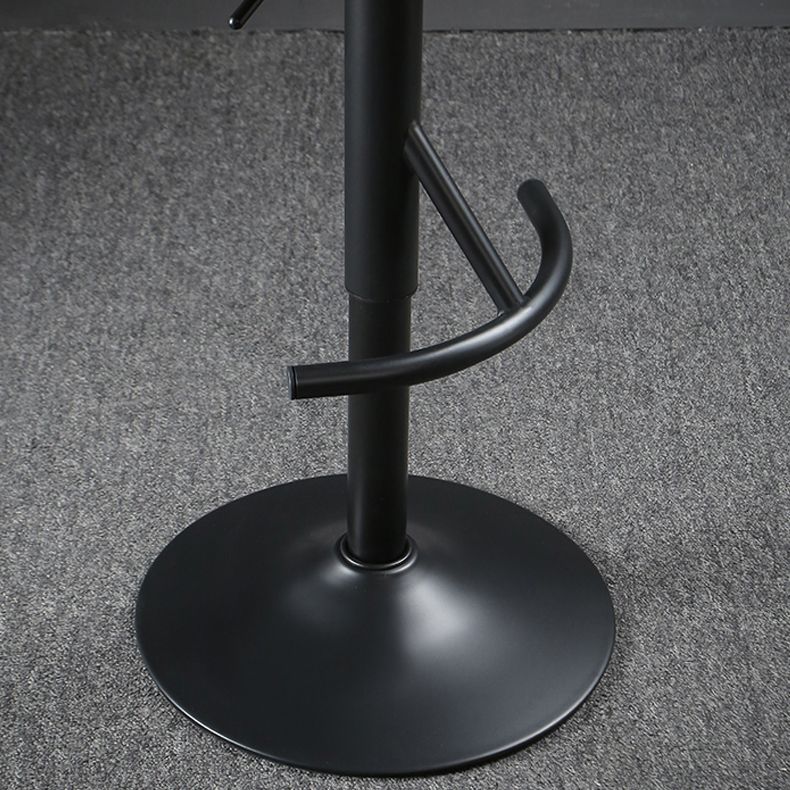 Modern Metal Dining Kitchen Room Armless Stool Low Back Bar Stool