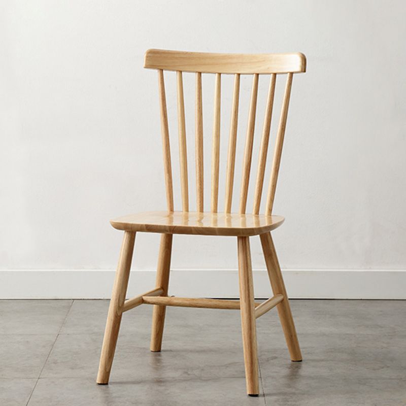 Wood Modern Style Dining Chair Windsor Back Side Chair for Dining Room