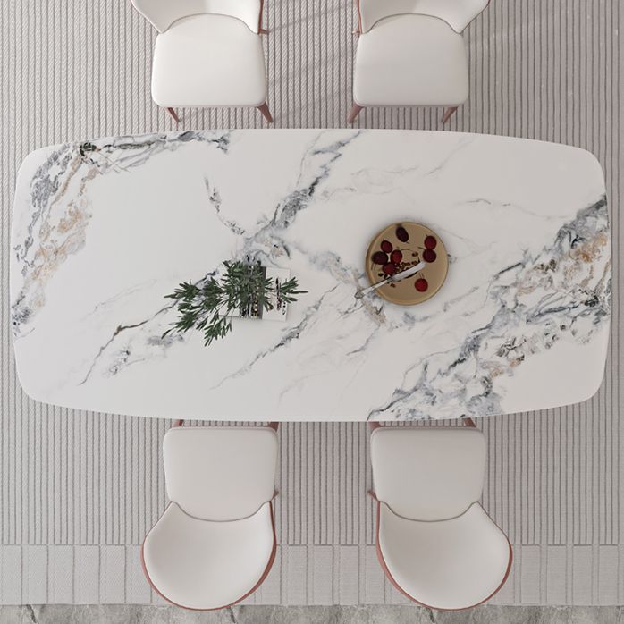 1/3/4/5/7 Pieces Contemporary Dining Set Sintered Stone Dining Room Set