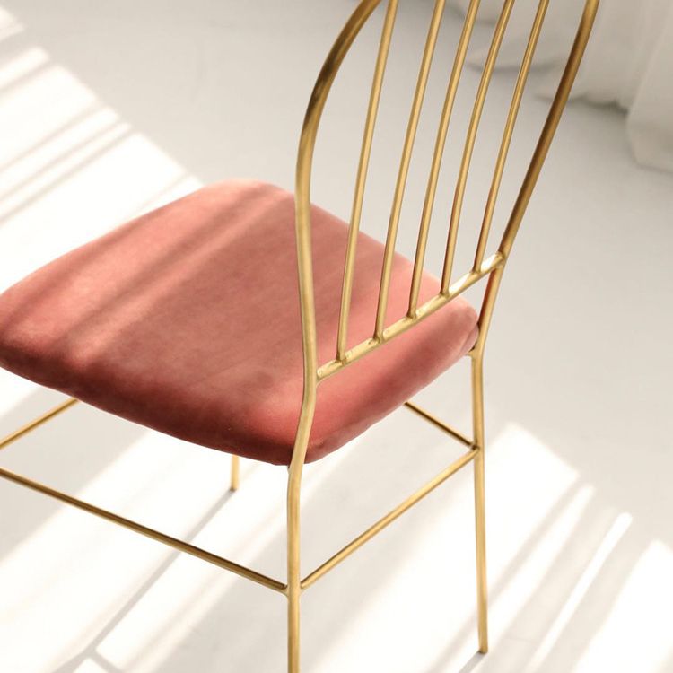 Kitchen Dining Chairs Upholstered Dining Chairs with Metal Legs