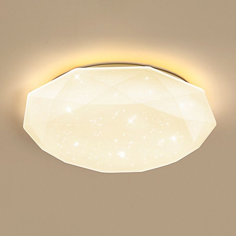 Starsky Design plafonnier suspendu LED luminaire Salon Blanc acrylique ombre semi - sombre