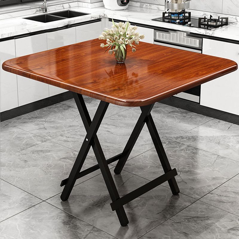 MDF Moderner Square Esszimmertisch Mattes Finish Sockel für Zuhause