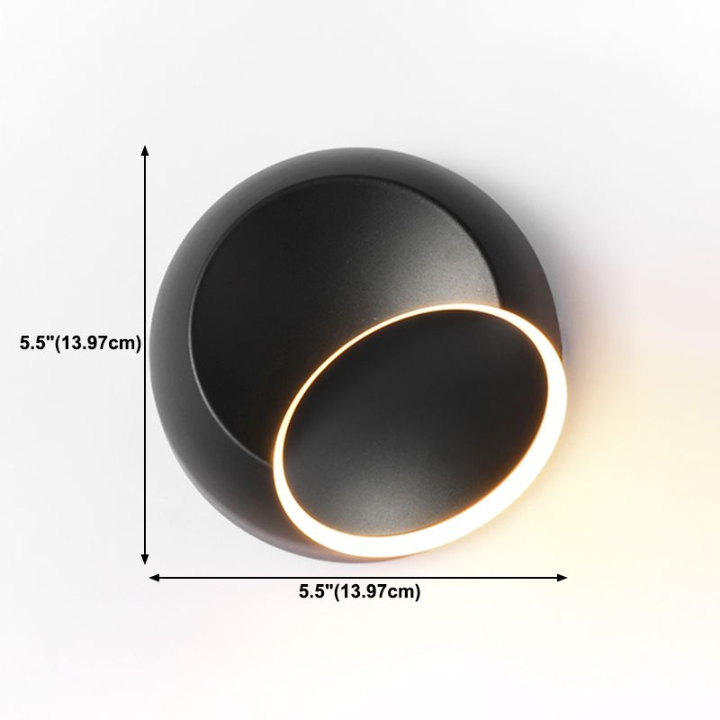 LED Sconce Light Fixture Rotatable Simplicity Flush Mount Wall Sconce for Bedroom