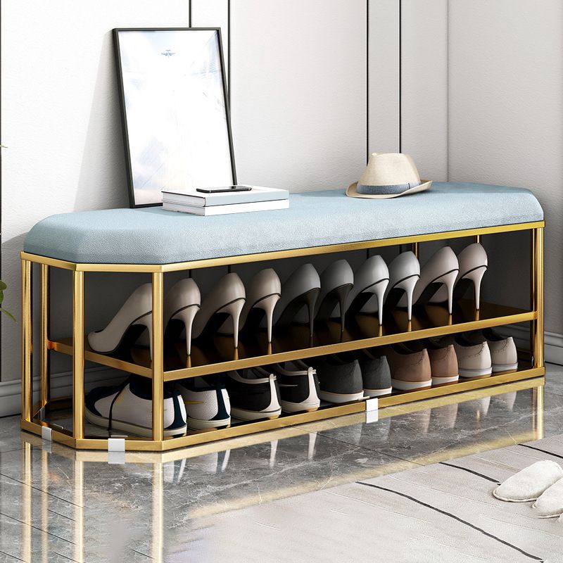 Velvet Specialty Storage Ottomans Standard Plain Glam Style Fade Resistant Ottoman