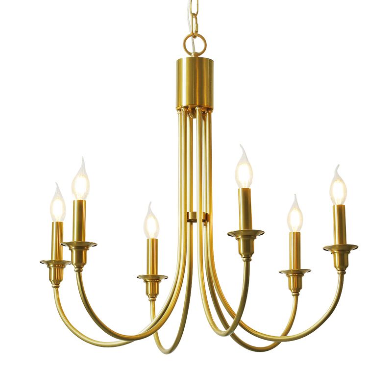 Traditional Hanging Pendant Lights Copper Hanging Lamps for Living Room