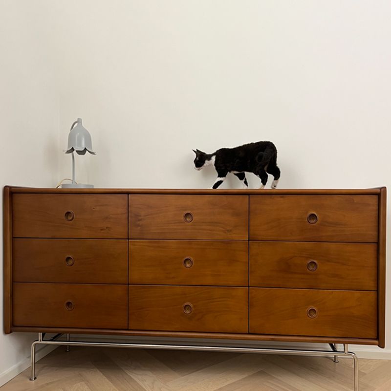 Modern Dresser Solid Wood Storage Chest Dresser with 9/6/5 Drawers
