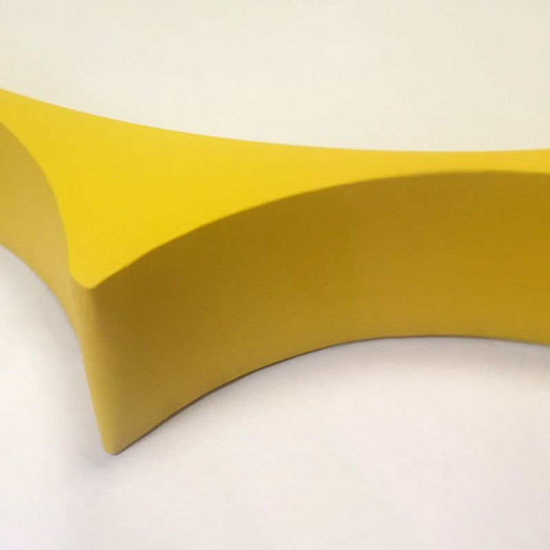 Lampada da soffitto semplice a LED con montaggio a incasso Lampada da soffitto gialla Sun con acrilico per la scuola materna